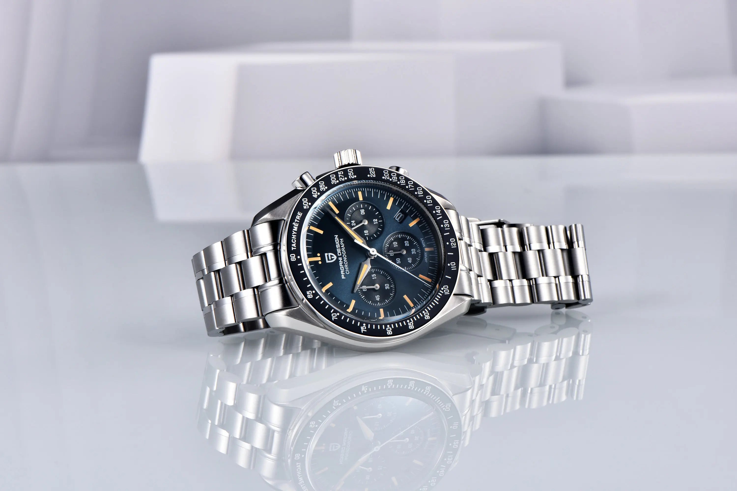 PAGANI DESIGN 2026 New Men's Watches Top Luxury Quartz Watch For Men Auto Date Speed Chronograph AR Sapphire Mirror Wrist watch