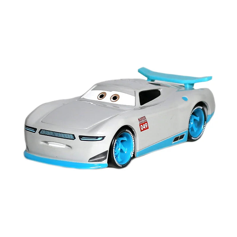 Disney Pixar Cars 3 2 Metal Diecast Car Toy Lightning McQueen Queen of England Fritter Miss For Kids Boy Birthday Toy Car Gifts