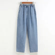 Casual High Waist Chic Slim Straight Tube Full Length Pants Korean Fashion Office Lady Summer Plus Size Clothing