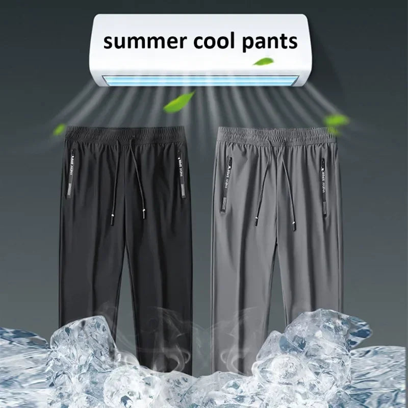 Verão legal calças dos homens 8xl mais szie sweatpants moda casual calças estiramento masculino tamanho grande 7xl 8xl calças de verão preto cinza