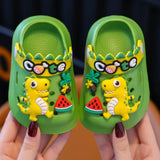 Outdoor Beach Slippers Children's Garden Shoes Trendy Crocodile Soft Sole Sandals For Baby Breathable Non-slip For Indoor