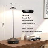 Rechargeable Table Lamp Creative Dining Touch LED Hotel Bar Coffee Pina Pro Table Lamp Decorative Desk Lamp