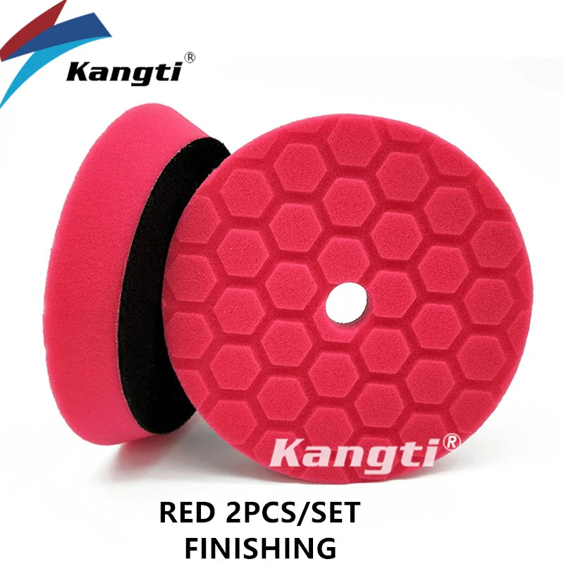 5 (125mm)/6 (150mm) Inch Car Waxing Buffing Pad Germany Foam Polishing Disc Auto Care Repair Tools Wax Pads for Car Detailing