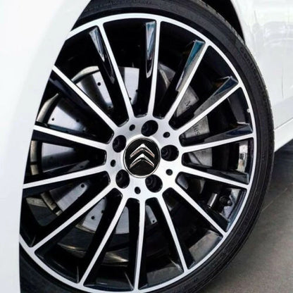 4/8/12pcs Genuine Wheel Center Hub Cap Alloy 60MM Wheel Center Cap Replacement Black for Citroen Most Model Caps Auto Decoration