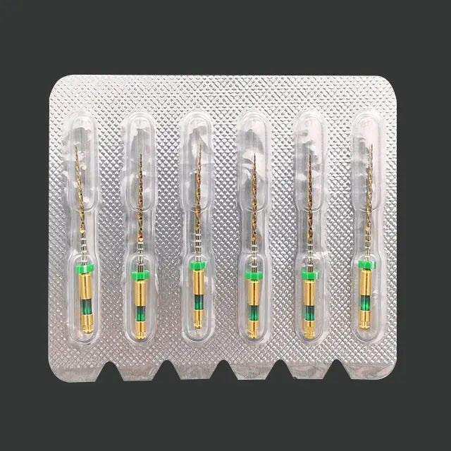 Dental Wave Gold One Files 6pcs/pack Reciprocational Large Primary Files Rotary Dental Endo NITI Files Endodontic Dental Files