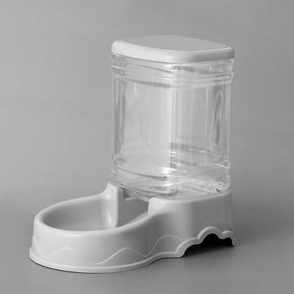 Alimentador automático para mascotas de 3,8 l, de material PP, para gatos y perros, dispensador de comida grande.