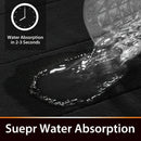 Alfombra absorbente de baño de lujo, ligera y gruesa, antideslizante, suave, para entrada y ducha