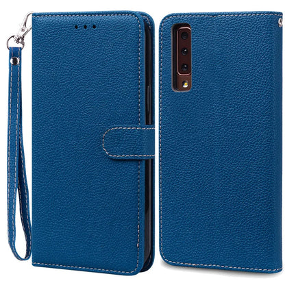 Funda de cuero de lujo con tapa para Samsung Galaxy A7 2018 (SM-A750F)