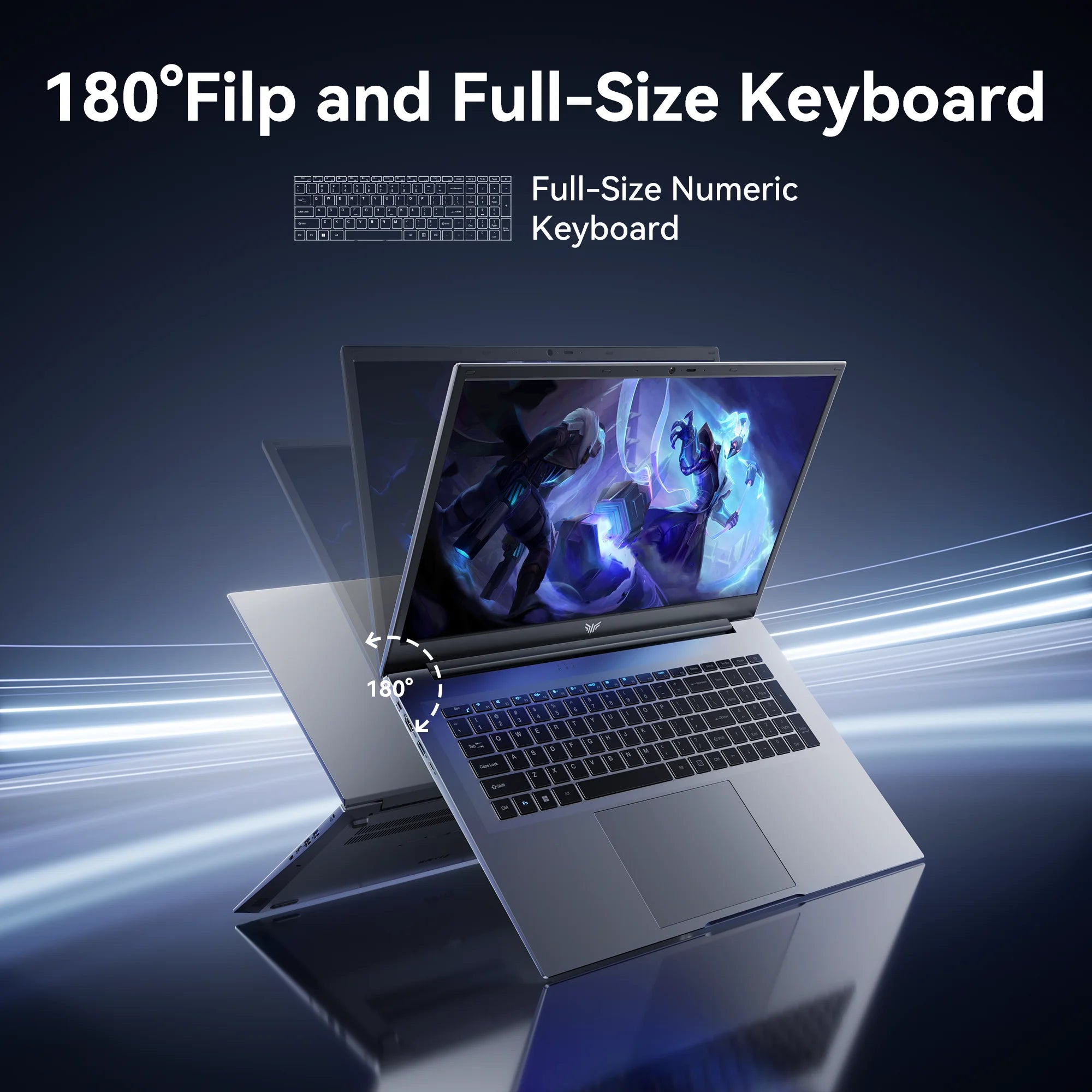 ACEMAGIC 18.5"Laptop Computer Windows 11 PRO 7000 mAh Battery AMD Ryzen 3 4300U Processor 16GB DDR4 RAM 512GB SSD Wifi5
