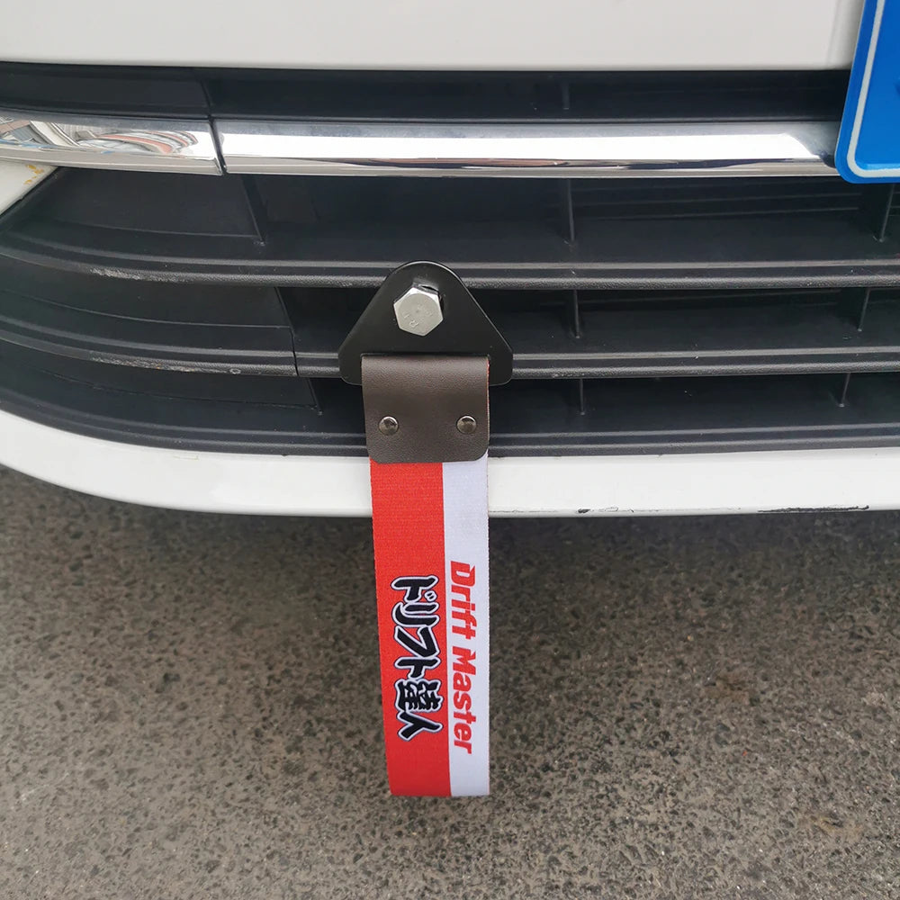 Correa de remolque colgante para coche con cultura de carreras JDM, cuerda de remolque, cinta, parachoques, accesorios para NOS HKS Initial D