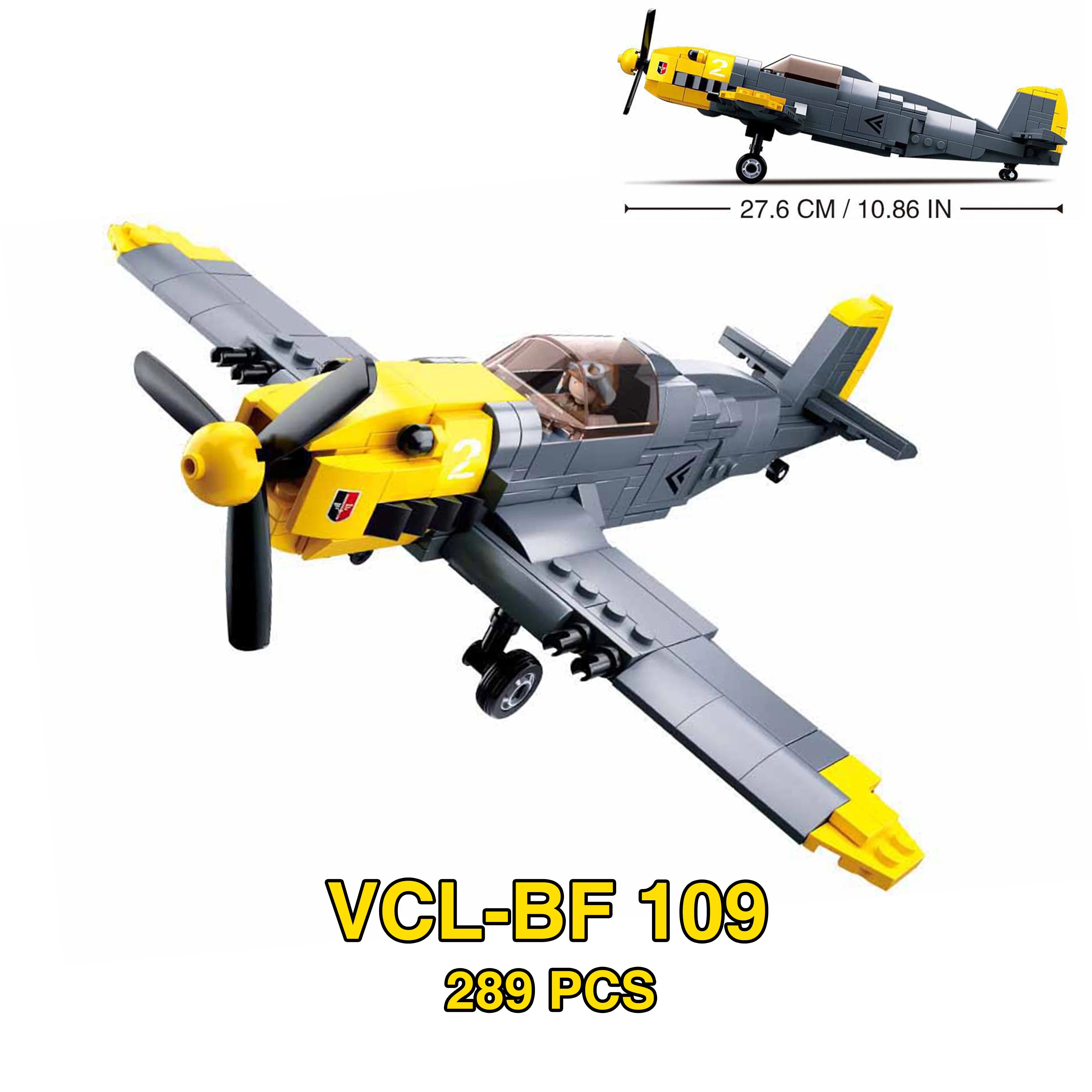 Military WW2 Tanks Tiger Sherman T34 Panzer Vehicle Airplane Army Soldier Weapons Model Building Block Brick Children Kids Toys