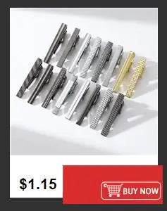 New Metal Silver Color Tie Clip For Men Wedding Necktie Tie Clasp Clip Gentleman Ties Bar Crystal Tie Pin For Men's Accessories