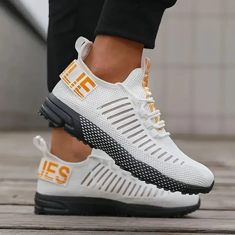 Men Casual Sneakers Summer Breathable Sport Shoes Lightweight Outdoor Mesh Running Shoes Athletic Jogging Tenis Walking Shoes