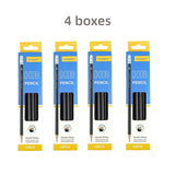 12PCS Woodcased Pencils with Eraser Pre-sharpened HB Lead Graphite Pencils for Students Adults School, Office