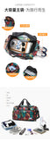 Oxford Leaves Large Capacity Travel Tote 2026 New High Quality Durable Bags Portable Daily Commute Versatile Travel Bags