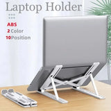 Soporte para computadora portátil, multiusos, flexible, con ajuste, para tableta, escritorio, soporte elevado con disipación de calor.