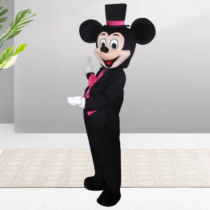 Disney Mickey Minnie Mouse Mascot Costume Anime Cartoon Character Cosplay Clothes Stitch Winnie Bear Party Halloween Adult Gift