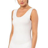 Summer Women Tank Tops Ice Silk Seamless Vest  Female Thin Breathable Sleeveless Shirts Slim Camisoles Undershirts Black M-4XL