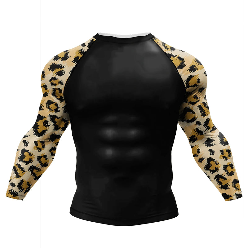 Custom Hot Sale Cody Lundin Wrestling BJJ Jiu Jitsu Rash Guard For Men 3D Sublimation Tattoo Tight Long Sleeve kickBoxing Jersey