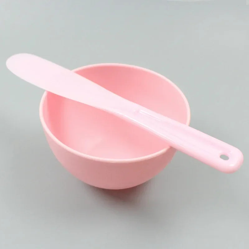Colorful Silicone Face Mask Bowl Mask Stick Big Face Mask Powder Mixing Bowl Spatula Masks Brush Skin Care Set Belleza Y Salud