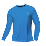 Long and Short-Sleeved T-Shirt Fitness Sports Tops Morning Running Ice Silk Quick Dry Outdoor Mountaineering Gym Clothing Men