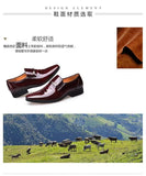 Luxury Business Oxford Leather Shoes Men Breathable Patent Leather Formal Shoes Plus Size Man Office Wedding Flats Male Black