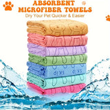 1pc Ultra Fine Fiber Super Absorbent Pet Bath Towel, Fast Drying, Soft and Comfortable Small To Large Dog and Cat Grooming Towel