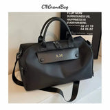 Customizable Name Crossbody Sports and Fitness Bag Oxford Cloth Women's Bag Luggage Bag Lightweight Short Distance Travel Bag