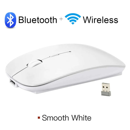 Ratón Bluetooth para Apple MacBook Air Pro Retina 11 12 13 15 16 MacBook Laptop Ratón inalámbrico Recargable Ratón silencioso para juegos