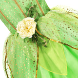 Vestido de Fada Sininho (Tinkerbell) para Meninas – Fantasia de Princesa Fada das Flores para Cosplay e Festas de Natal