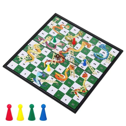 Bear brand science and education chess folding chessboard 2002 student entry early education puzzle battle chess table gam  toys