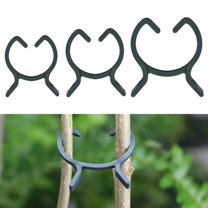 100 pinzas para plantas de jardín, 2 tamaños, pinzas de soporte para plantar, ideales para flores, enredaderas y vegetales, abrazadera de palanca con bucle para sujetar tallos.