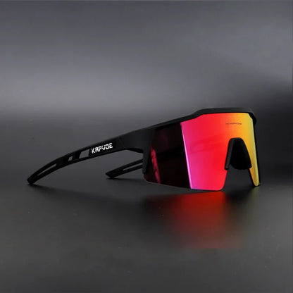 Polarized Cycling Glasses 4 Lens 2025 Men Women Sport Fishing Running Sunglasses Road Mountain Bike Goggles MTB Bicycle Eyewear