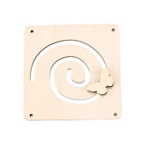 Montessori Busy Board Accessories Wood DIY Toy Material Education Activity Board Parts Toys For Children Basic Skills Learning
