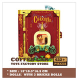 Dream Princess 3D Storybook Building Blocks Books Anime Film MOC Bricks Toys Cute Fairy Tales Model Children Girl Birthday Gifts