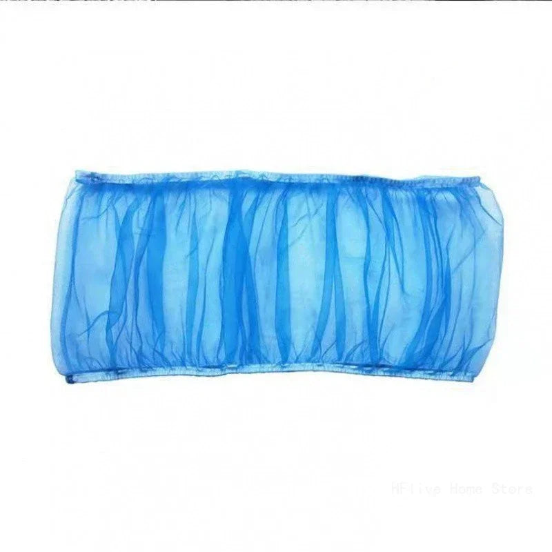 Mesh Bird Cage Cover Shell Skirt Net Easy Cleaning Catcher Guard Bird Cage Stretchy Mesh Parrot Bird Cage Net Jaula Para Pajaros