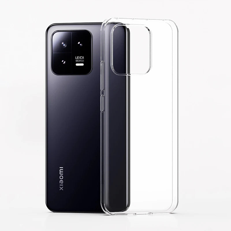 FUNDA DE SILICONA ORIGINAL TRANSPARENTE PARA XIAOMI MI 13 13T PRO, ULTRAFINA Y TRANSPARENTE, CARCASA TRASERA DE TPU DELGADA PARA XIAOMI 13 T