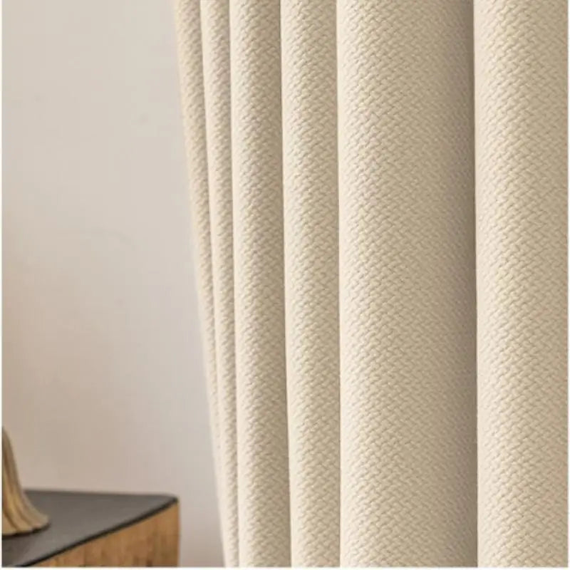 310cm Height Custom Made Thickened Solid Color Double-Sided Jacquard 80%-90% Blackout Living Room Curtains Bedroom Curtains