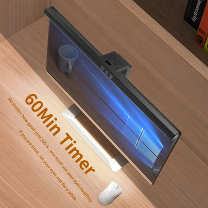 Barra de luz led para monitor, tela regulável stepless, luz suspensa, 50cm, lâmpada de mesa para cuidados com os olhos, lâmpada de mesa alimentada por usb para trabalho, laptop