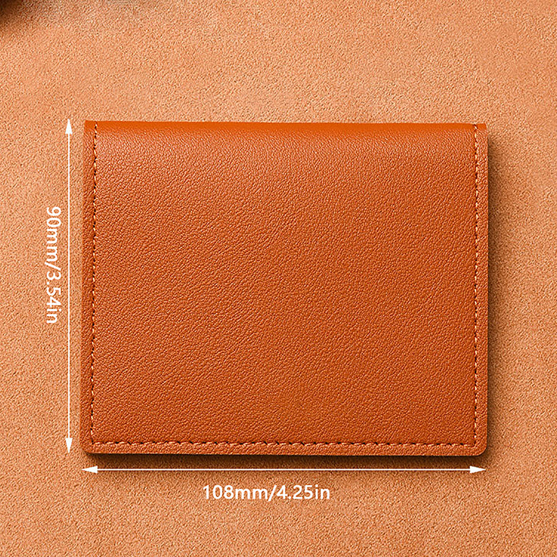 1 funda para tarjetas, delgada y compacta, para identificación bancaria, para licencia de conducir, sencilla y antidesmagnetización.