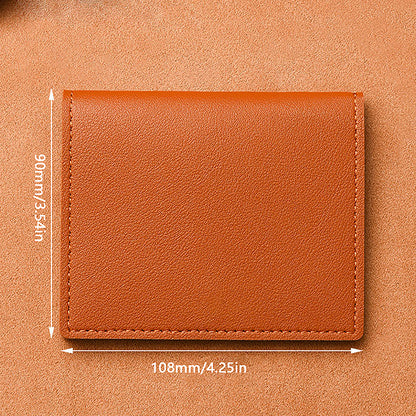 1 funda para tarjetas, delgada y compacta, para identificación bancaria, para licencia de conducir, sencilla y antidesmagnetización.