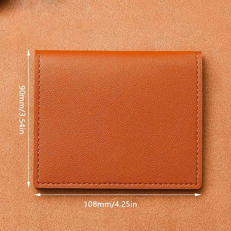 1 funda para tarjetas, delgada y compacta, para identificación bancaria, para licencia de conducir, sencilla y antidesmagnetización.