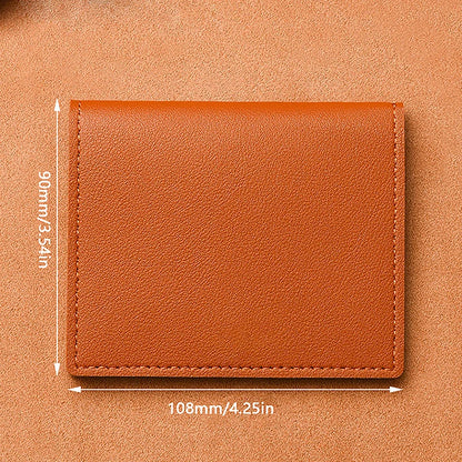 1 funda para tarjetas, delgada y compacta, para identificación bancaria, para licencia de conducir, sencilla y antidesmagnetización.