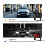 LeeKooLuu Wireless Dual Backup Reversing Cameras and 7" IPS Car Monitor IR Night Vision Rear View Camera for RV Truck Trail Bus