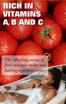 LKIAE Brand Tomato Fruit Scented Handmade Natural Bar Soap, For Face, Body, Whitening, Oil Control, Brightens, Shrink Pore, 200g