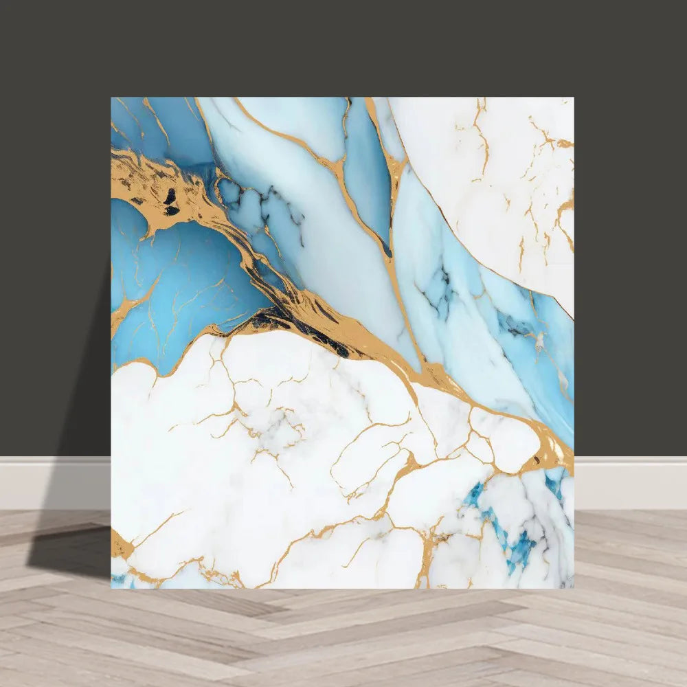 Aluminum Foil Bottom Imitation Tile Wall Stickers Kitchen Bathroom Decor Damp Proof Marble Pattern Foam Self-adhesive Wallpaper