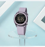 NAVIFORCE NF7108 Casual Wild Ladies Watch 50m Waterproof LCD Digital Display Electronic Silicone Strap Female Clock