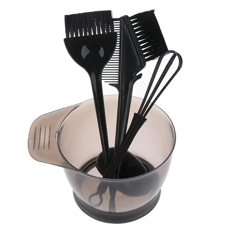 1 Set Hair Dye Color Mixer Hairstyle Hairdressing Styling Accessorie Brush Bowl Set With Ear Caps Dye