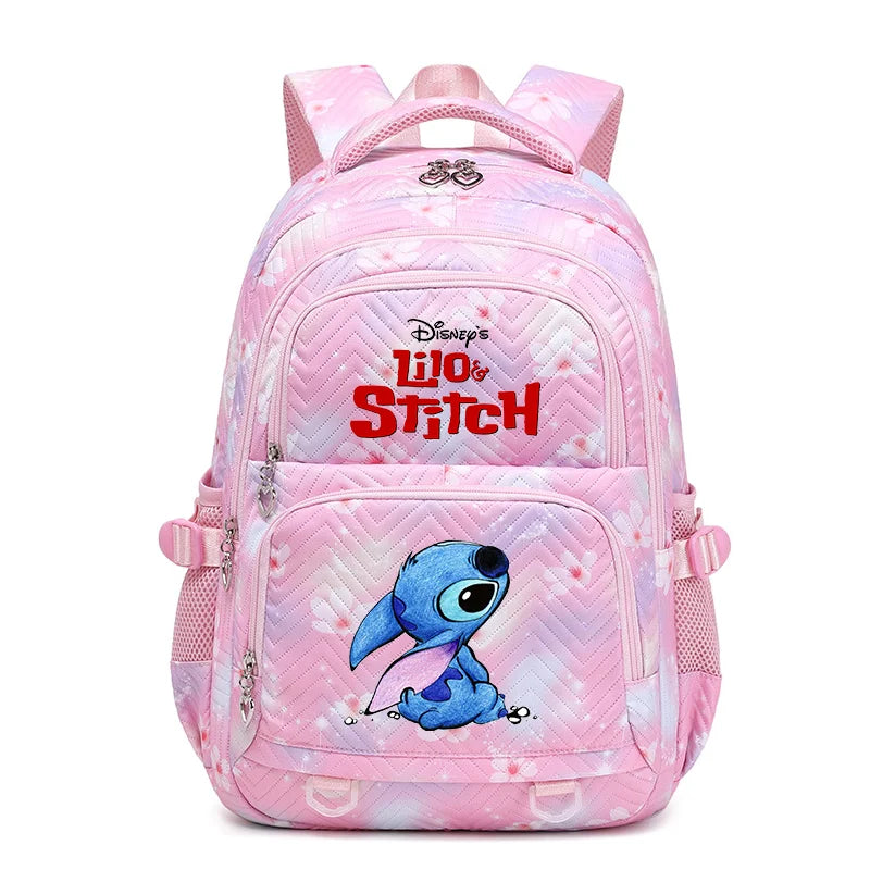 Mochila impermeable Disney Lilo Stitch para mujer, bolso de viaje para mujer, mochila escolar para adolescentes, mochila para libros
