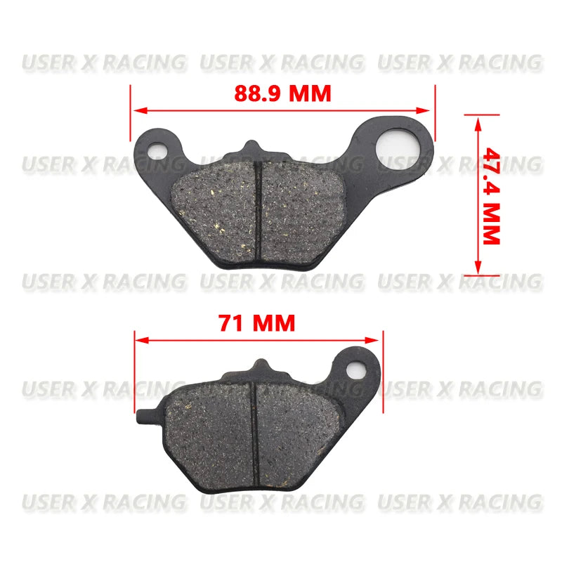 USER-X Universal Motorcycle Disc Brake Pad Front Rear Disc Brake Pads Block Shoes Scooter VICTORIA Blade RG125 Honda 145